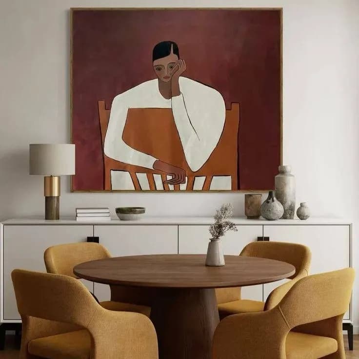 Un intérieur décoré — illustration 3